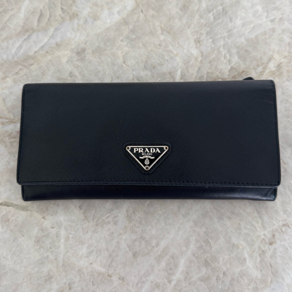 Prada Large Safiano Wallet